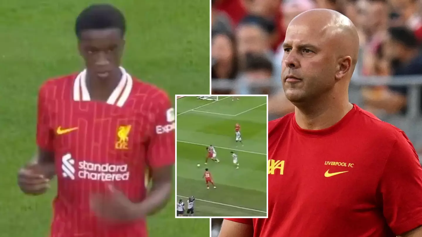 Liverpool fans urge Arne Slot to start 'extraordinary' youngster vs Arsenal after Real Betis performance