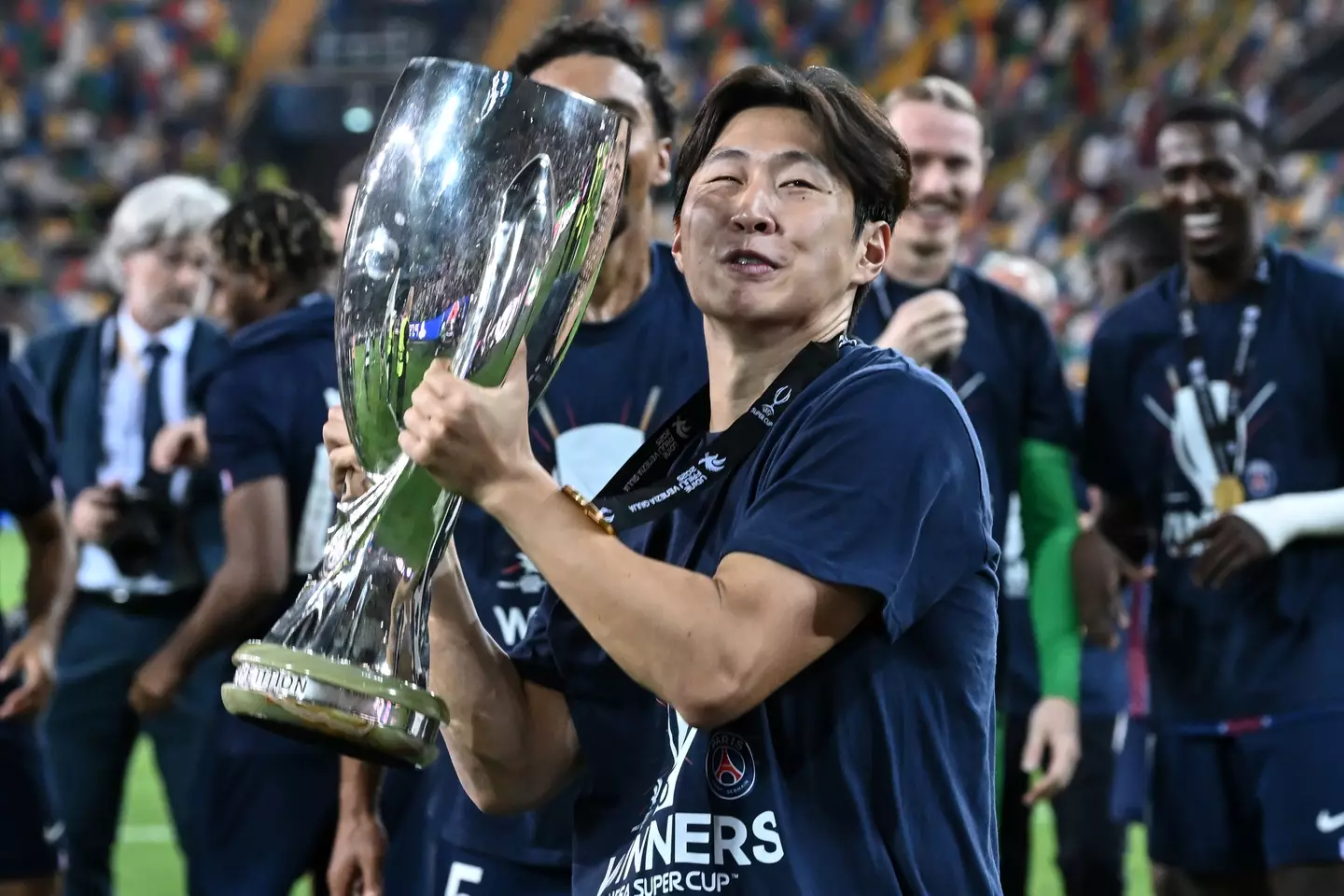 Lee Kang-In netted in Wednesday's Super Cup against Tottenham