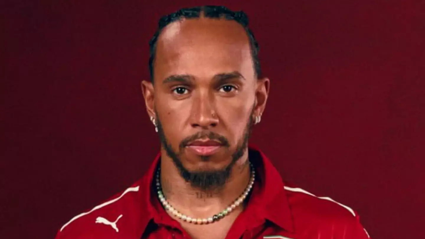 F1 fans spot major issue with Lewis Hamilton's official Ferrari gear as new pictures published