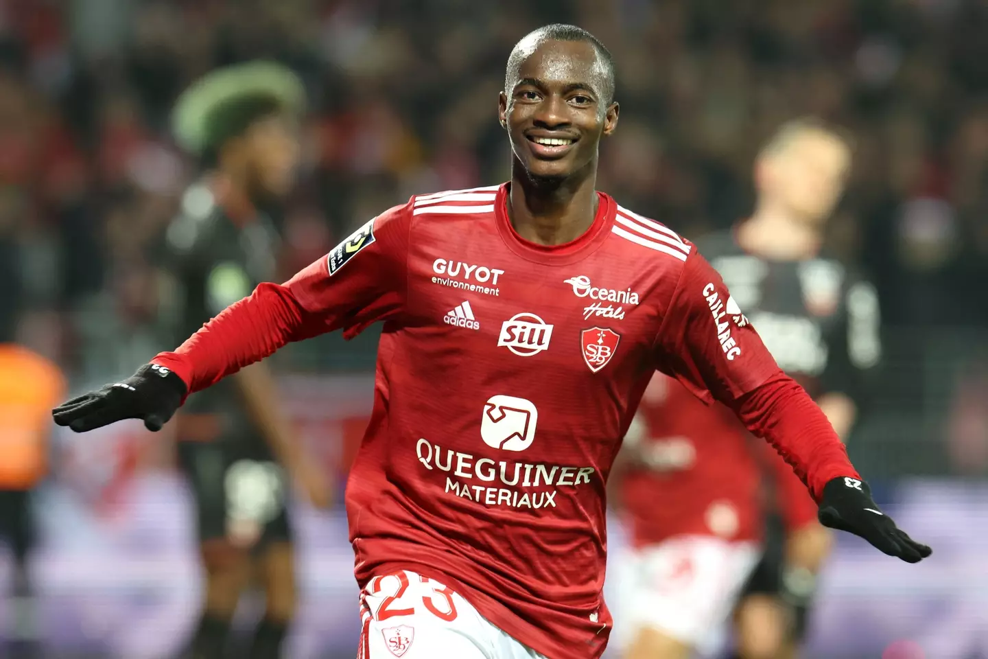 Kamory Doumbia celebrates scoring a goal. Image: Getty 