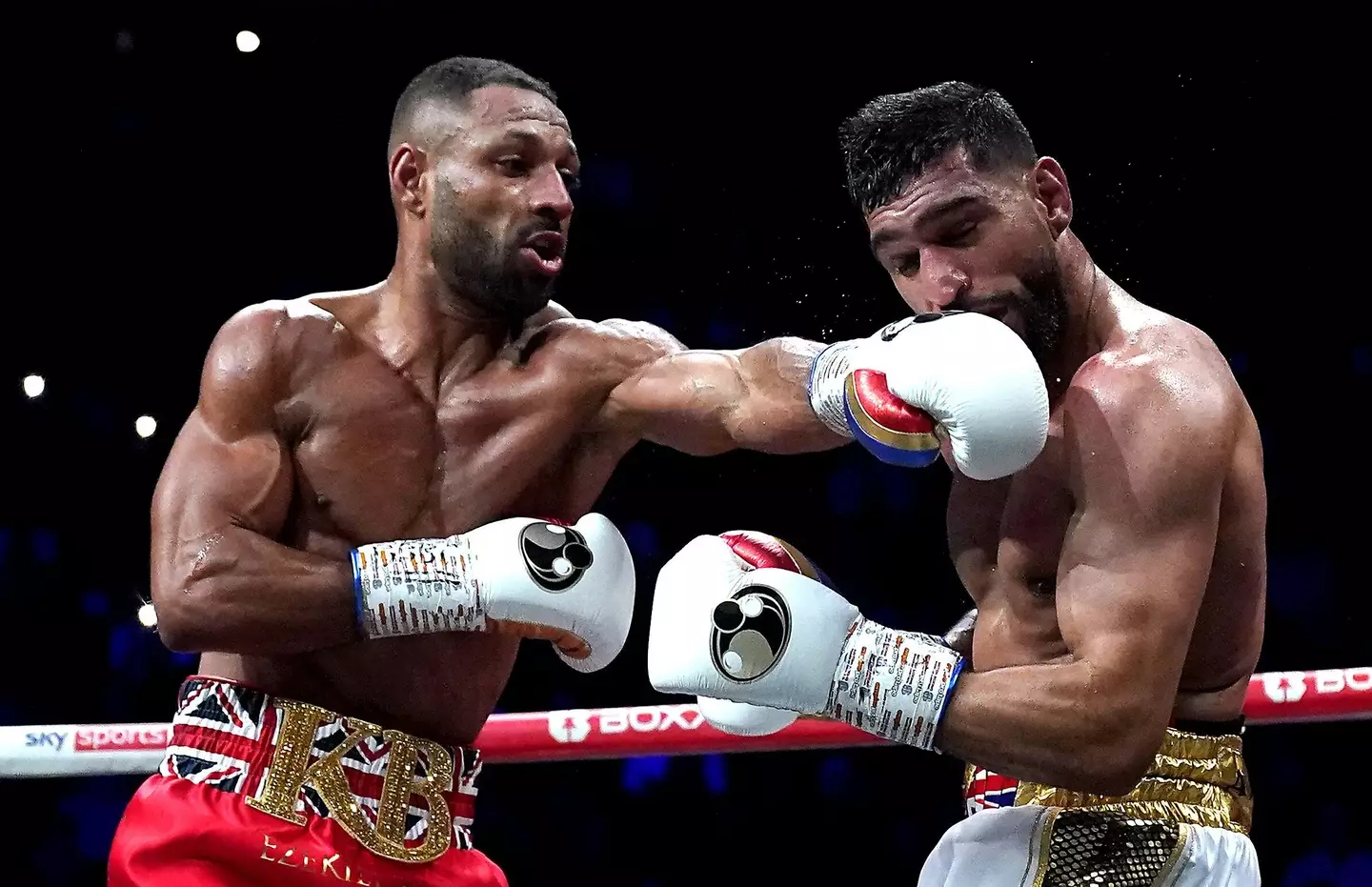 Brook beat up Khan. Image: Alamy