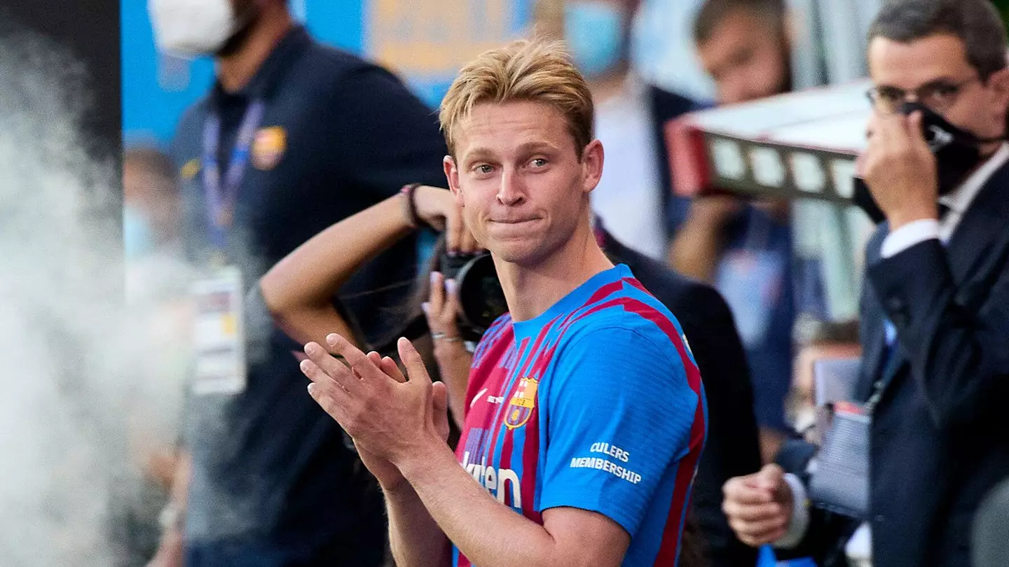 Frenkie de Jong prior to the Trofeu Joan Gamper match between FC Barcelona and Juventus