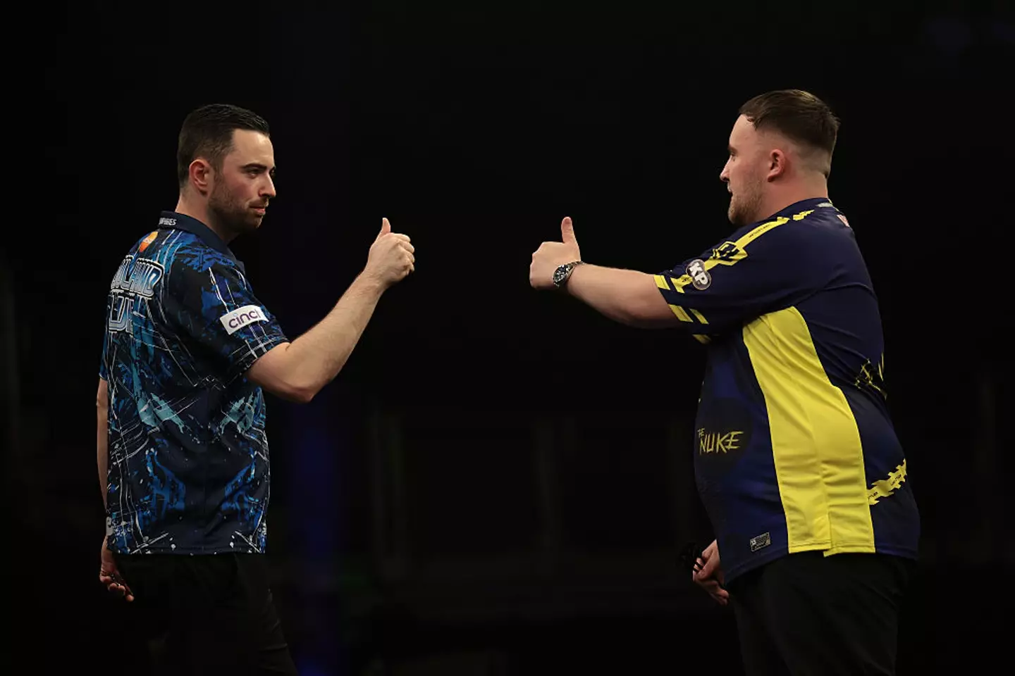 Luke Humphries and Luke Littler will team up at the World Cup of Darts (Credit:Getty)