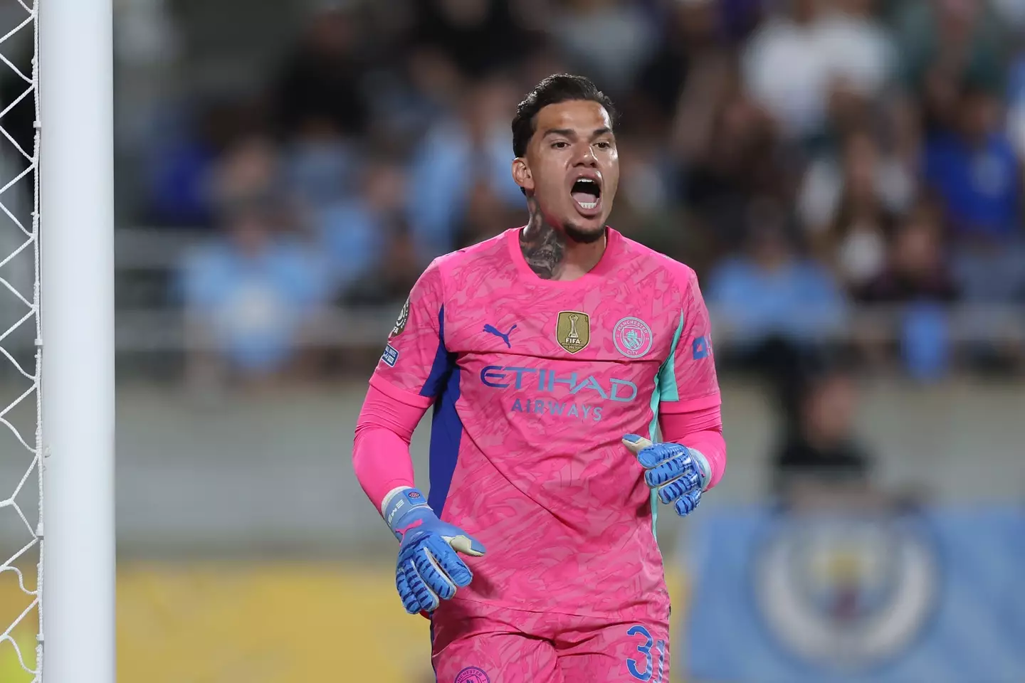 Manchester City goalkeeper Ederson. (Image: Elsa - FIFA / Contributor via Getty)