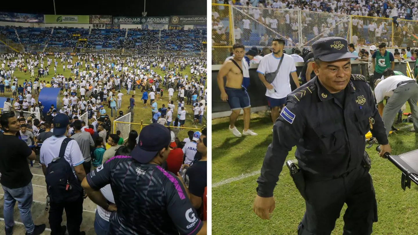 Football stampede leaves 12 dead in tragic scenes in El Salvador