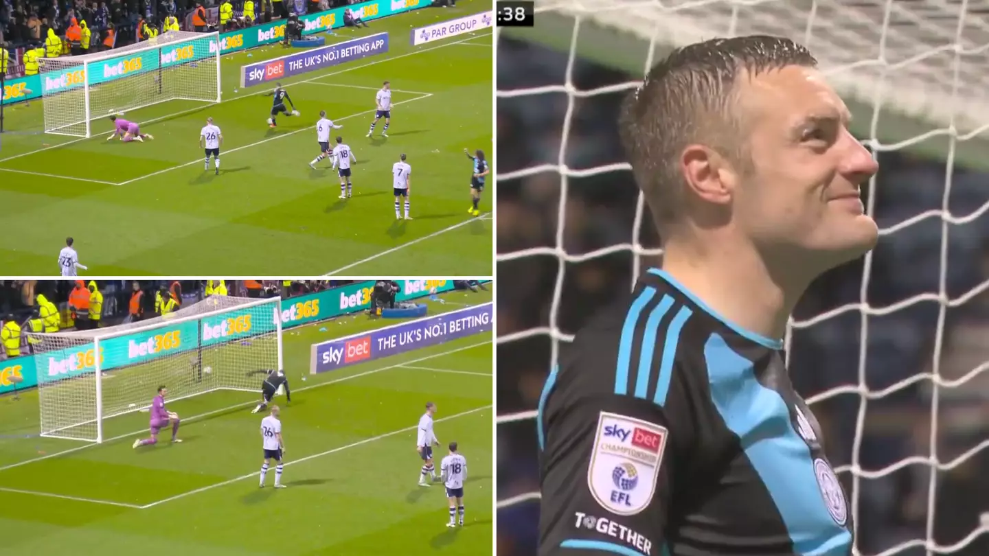 Jamie Vardy's wild finish against Preston was 'so unnecessary' that fans are calling it one of their favourite goals this season