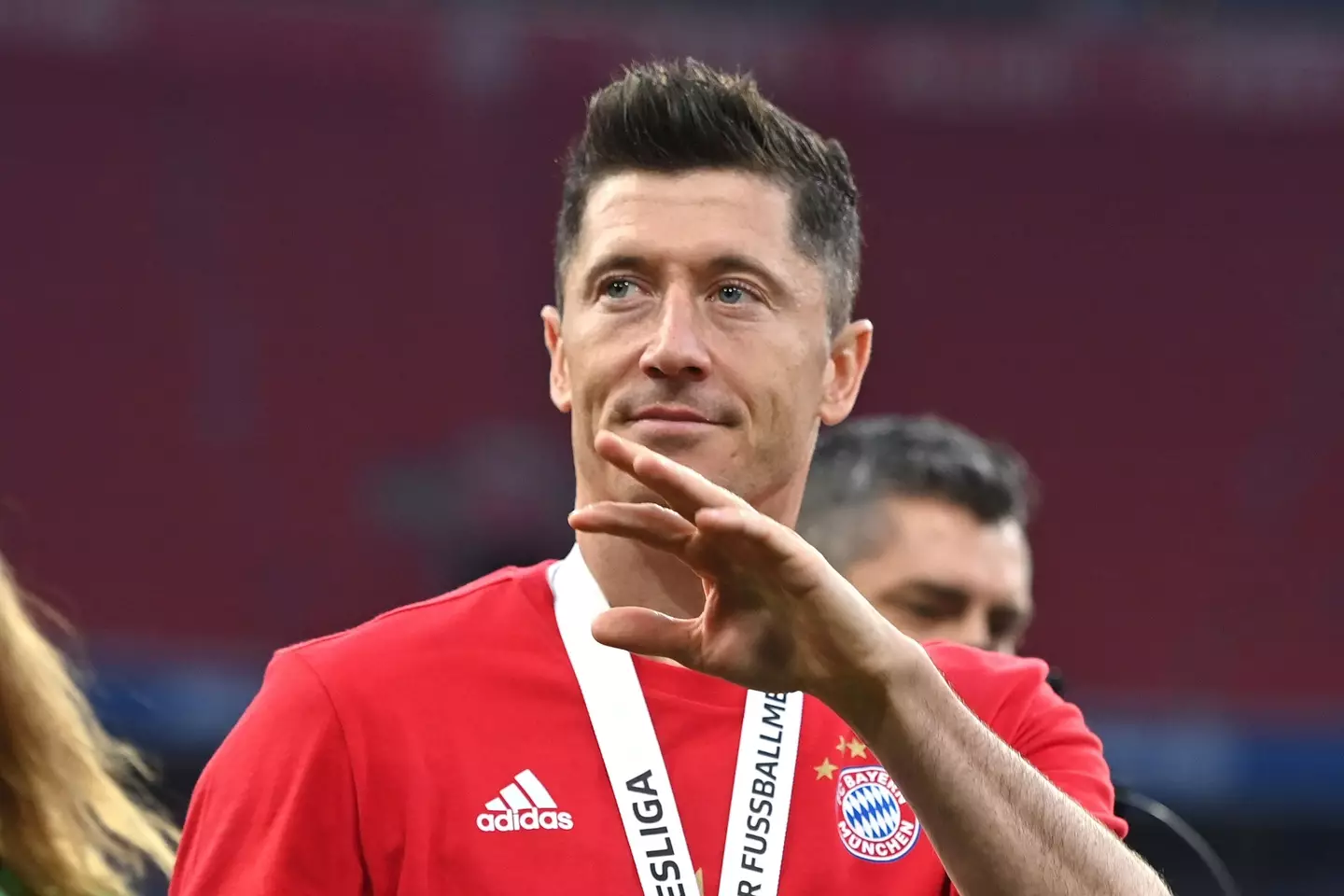 Lewandowski hasn't waved goodbye to Bayern just yet. Image: Alamy