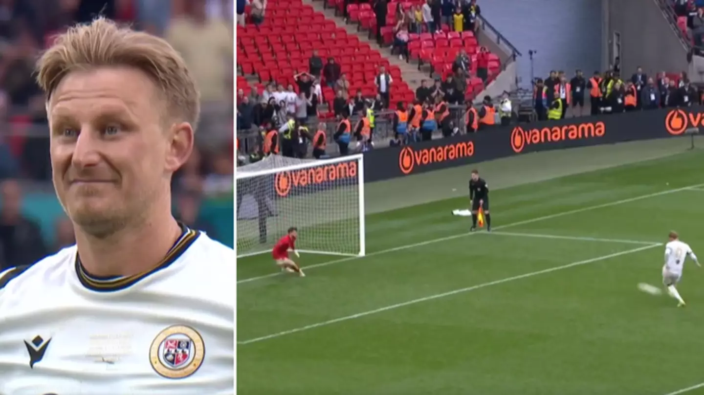 Bromley captain Byron Webster took one of the 'coldest penalties of all time' to earn promotion to League Two