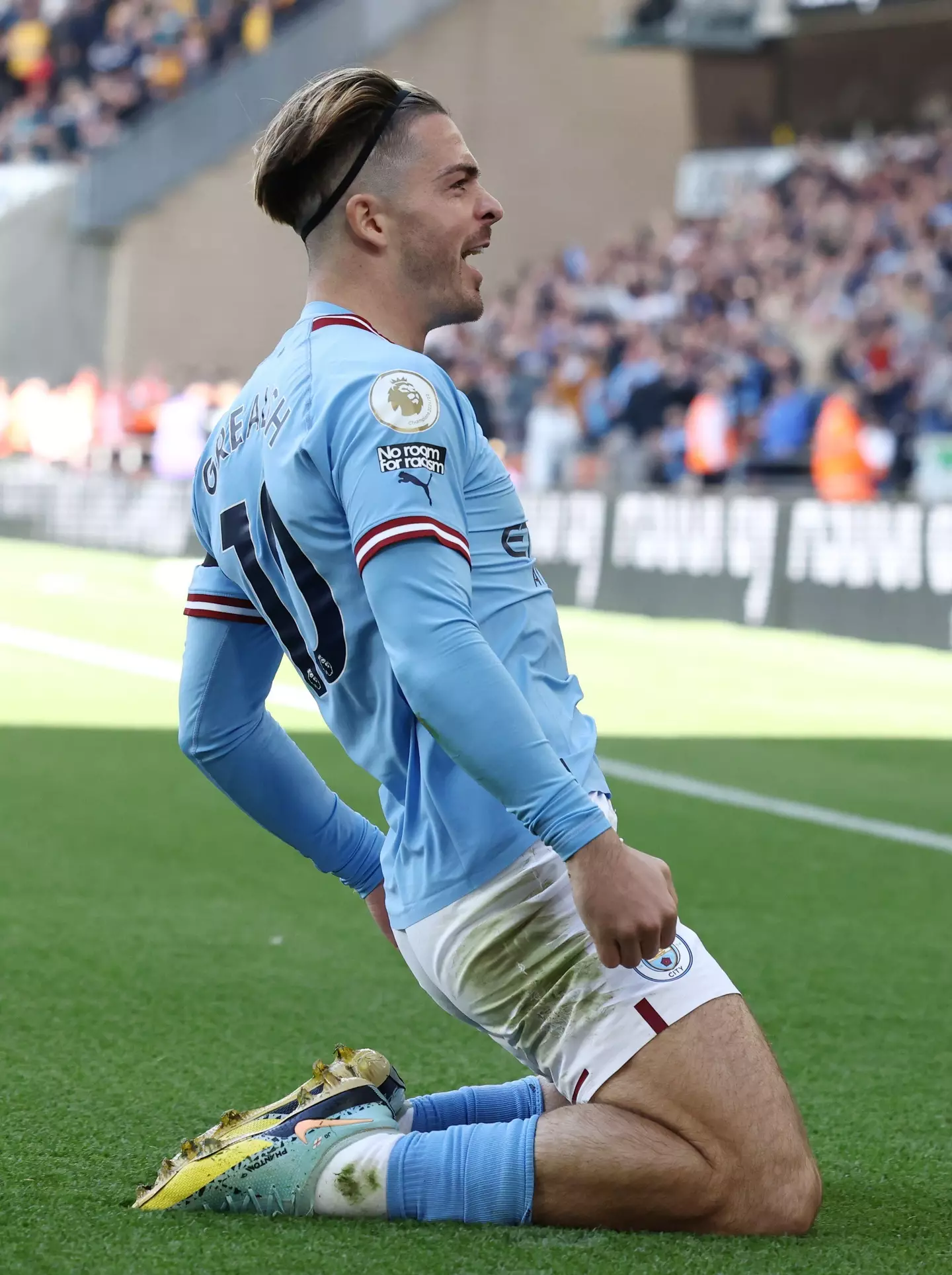 Jack Grealish scores his first goal of the Premier League season (Sportimage / Alamy)