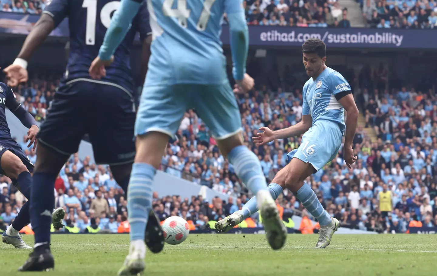 Rodri popped up in crucial moments for Man City last season (Sportimage / Alamy)