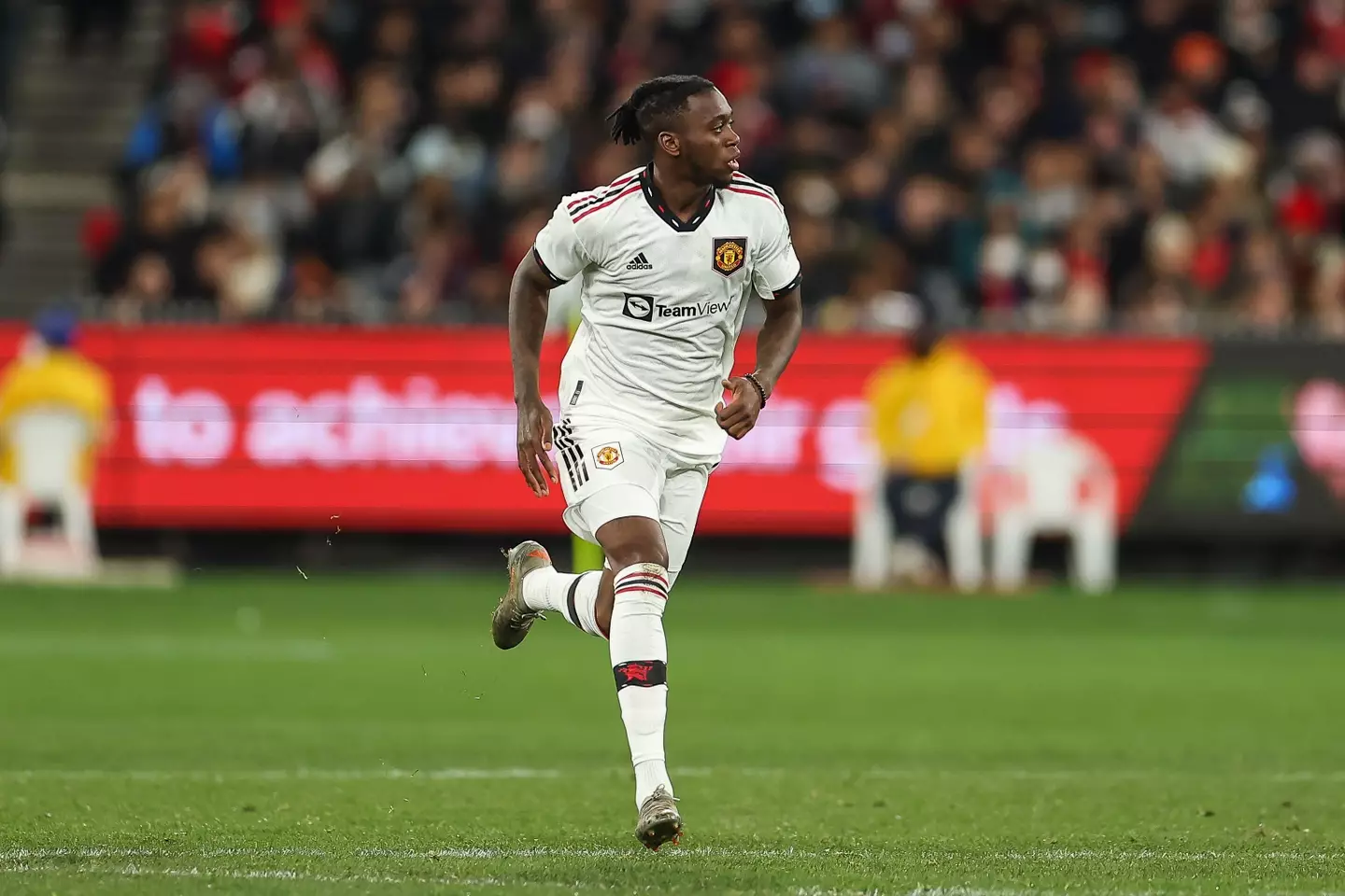 Aaron Wan-Bissaka has not played for Manchester United since a substitute appearance against Liverpool in August. (Alamy)