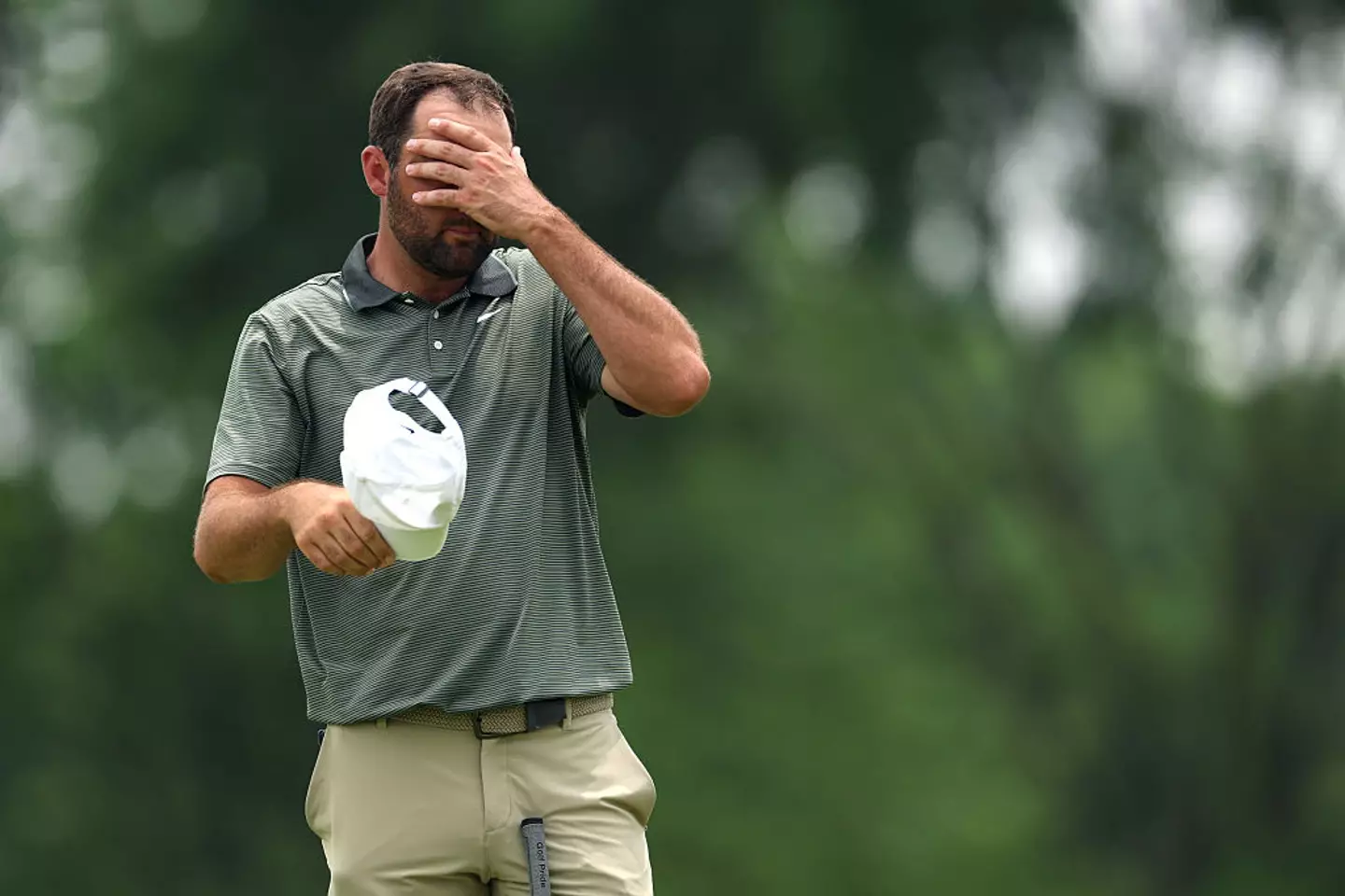 Scottie Scheffler shot +4 in three rounds at Oakmont (Image: Getty)