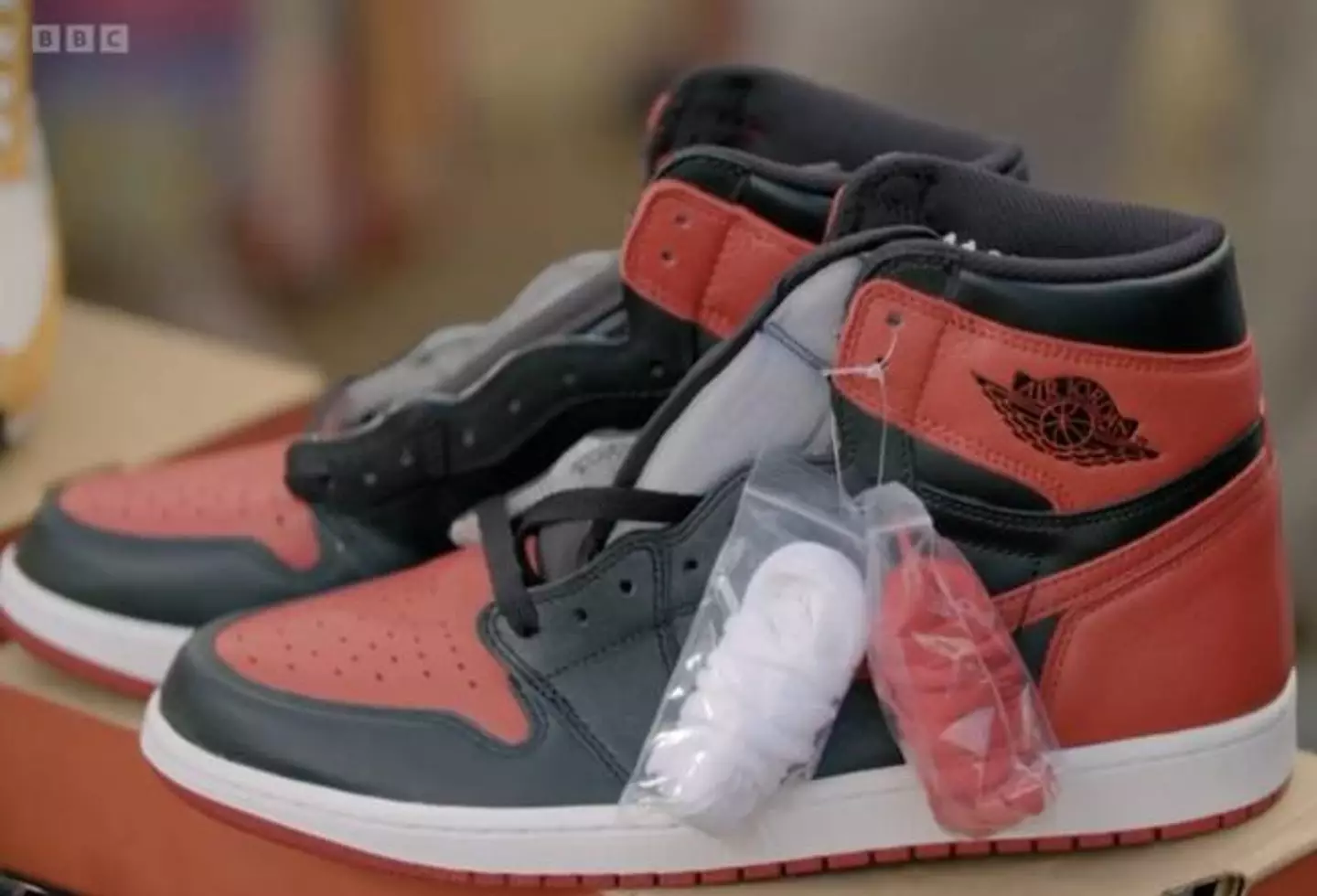 The trainers are thought to have a resale value of £800.