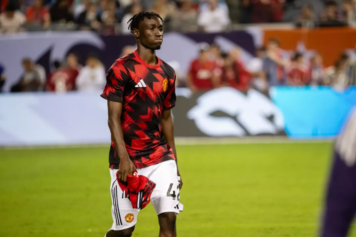 Sekou Kone was taken to hospital as a precaution. Image: Getty