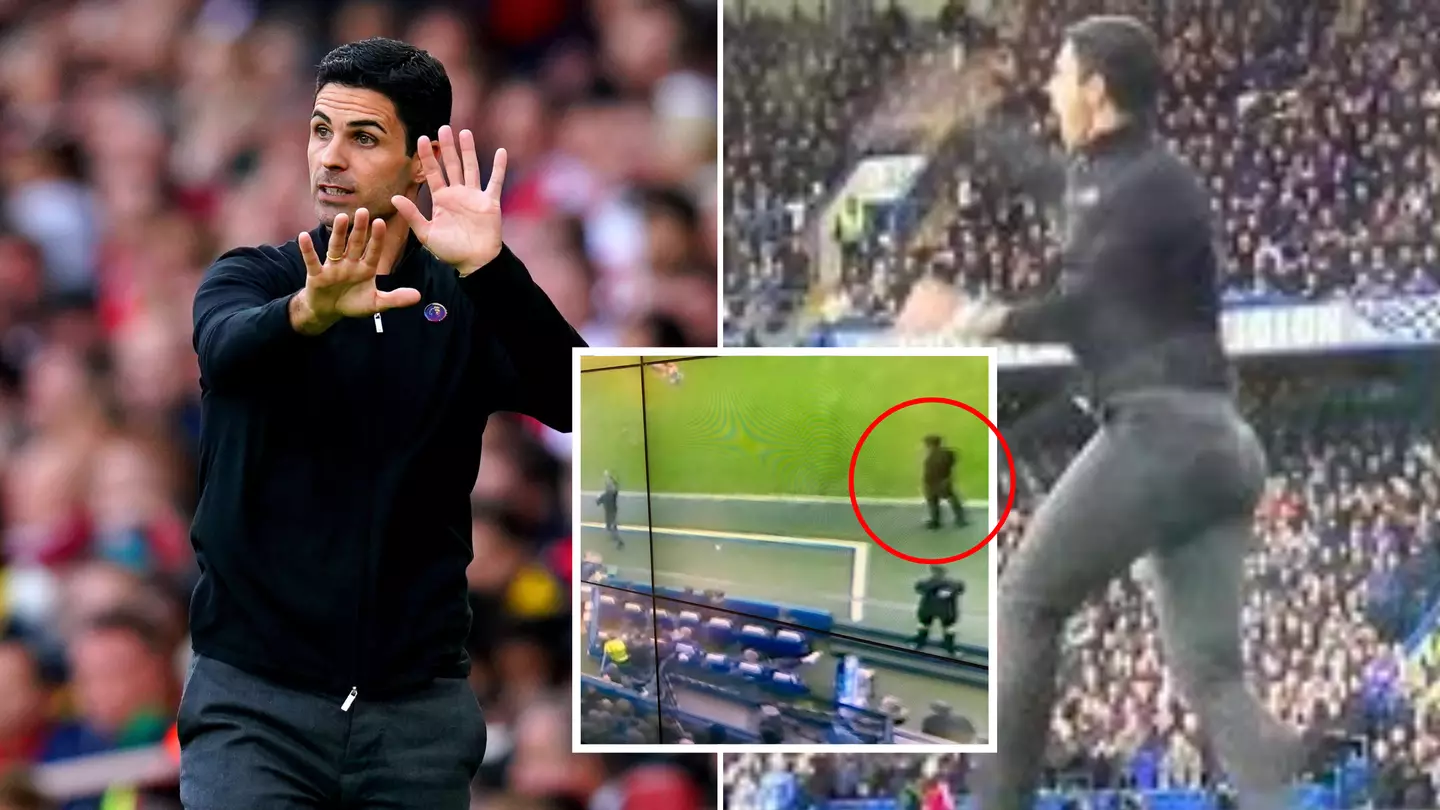 "Do something about this man" - Mikel Arteta has been slammed for his touchline behaviour