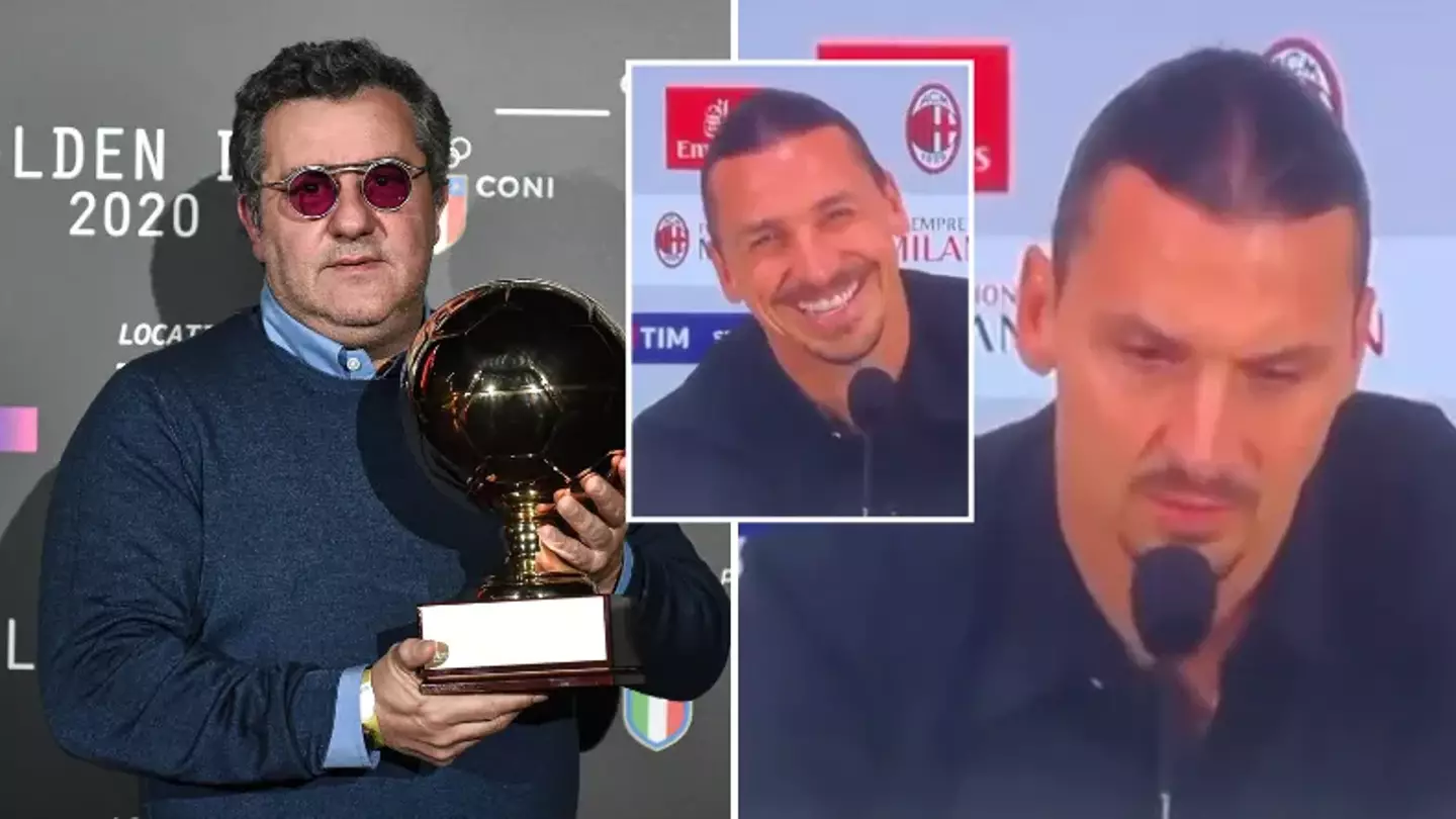 Zlatan Ibrahimovic joked about Mino Raiola during press conference after retirement speech