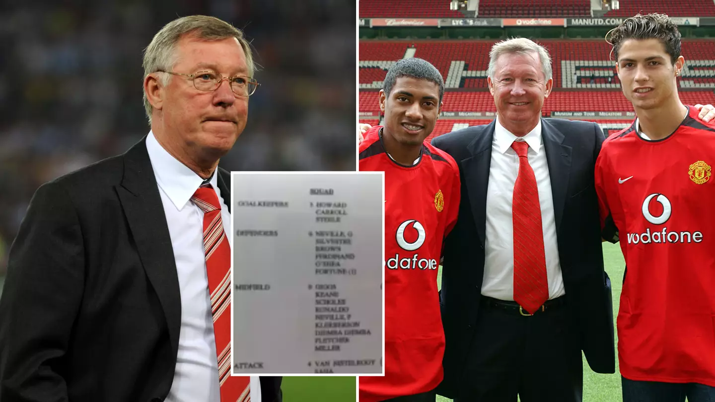 Leaked Man Utd transfer list showed four key targets and five players labelled as 'excess'
