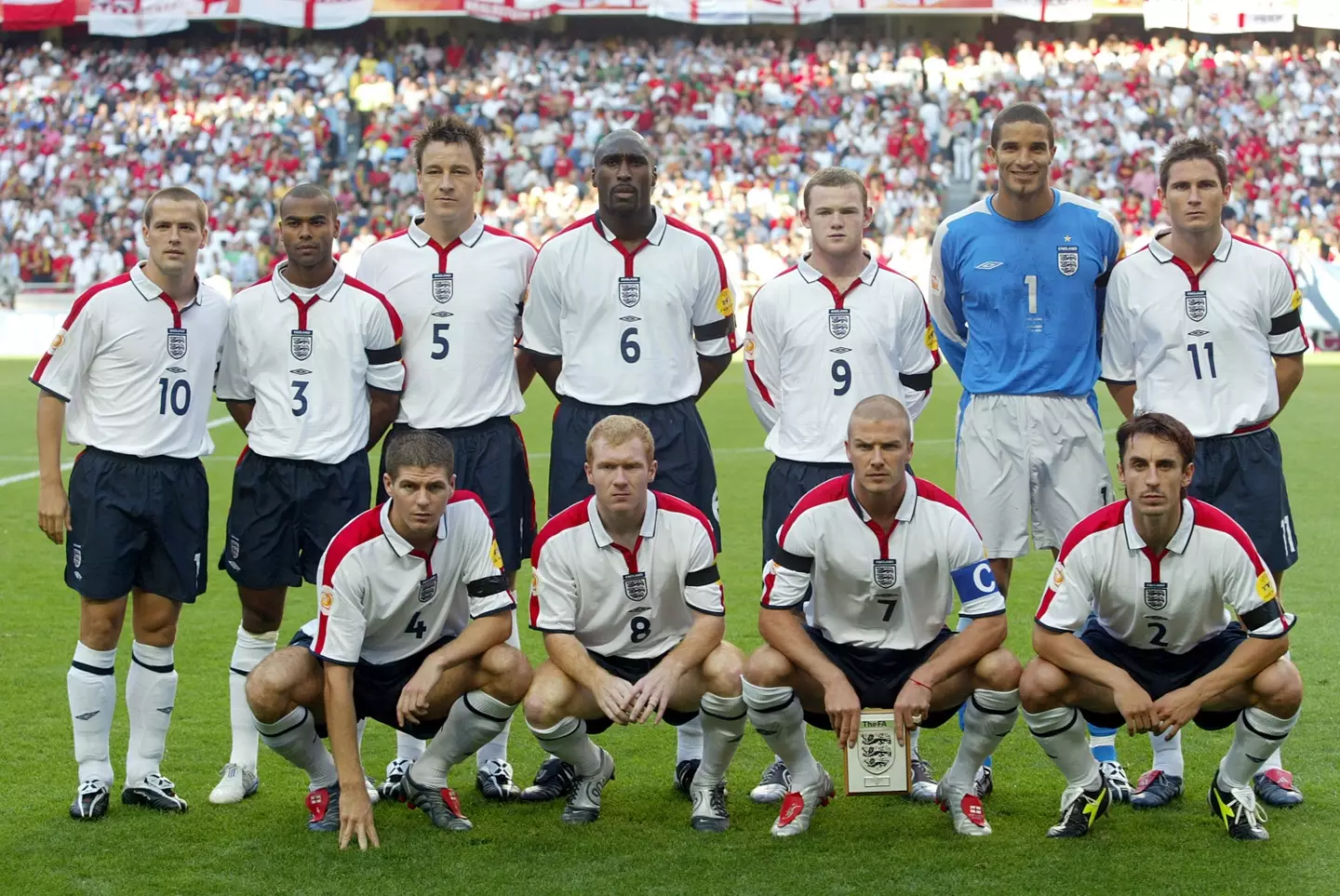Paul Scholes, Steven Gerrard and Frank Lampard played in the same England team. Image: Getty