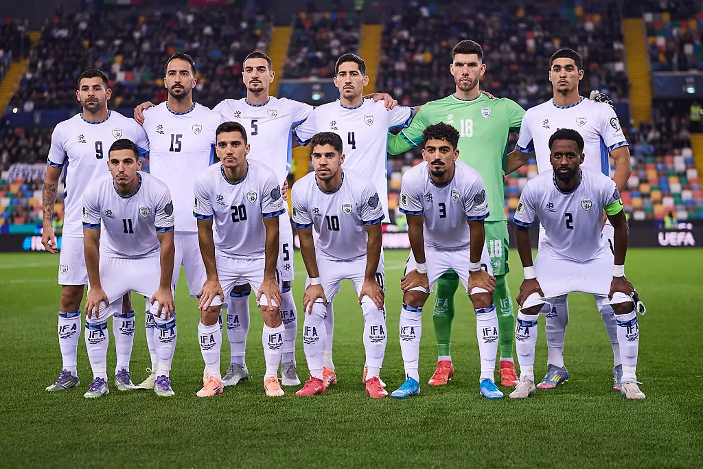 Israel have continued to compete in UEFA-sanctioned FIFA World Cup qualifiers (Credit:Getty)