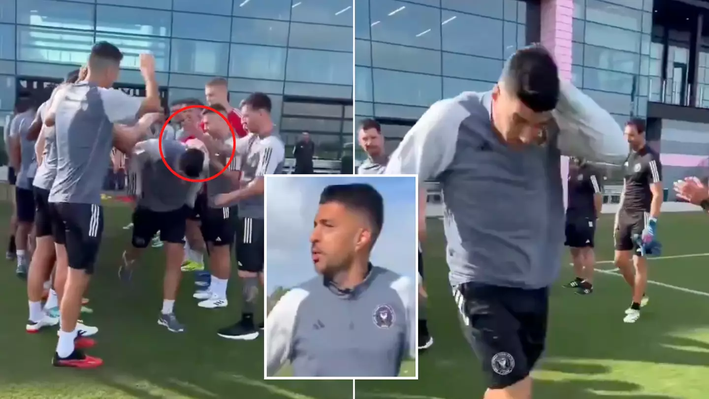 Lionel Messi branded an "idiot" by Luis Suarez after antics in Inter Miami training
