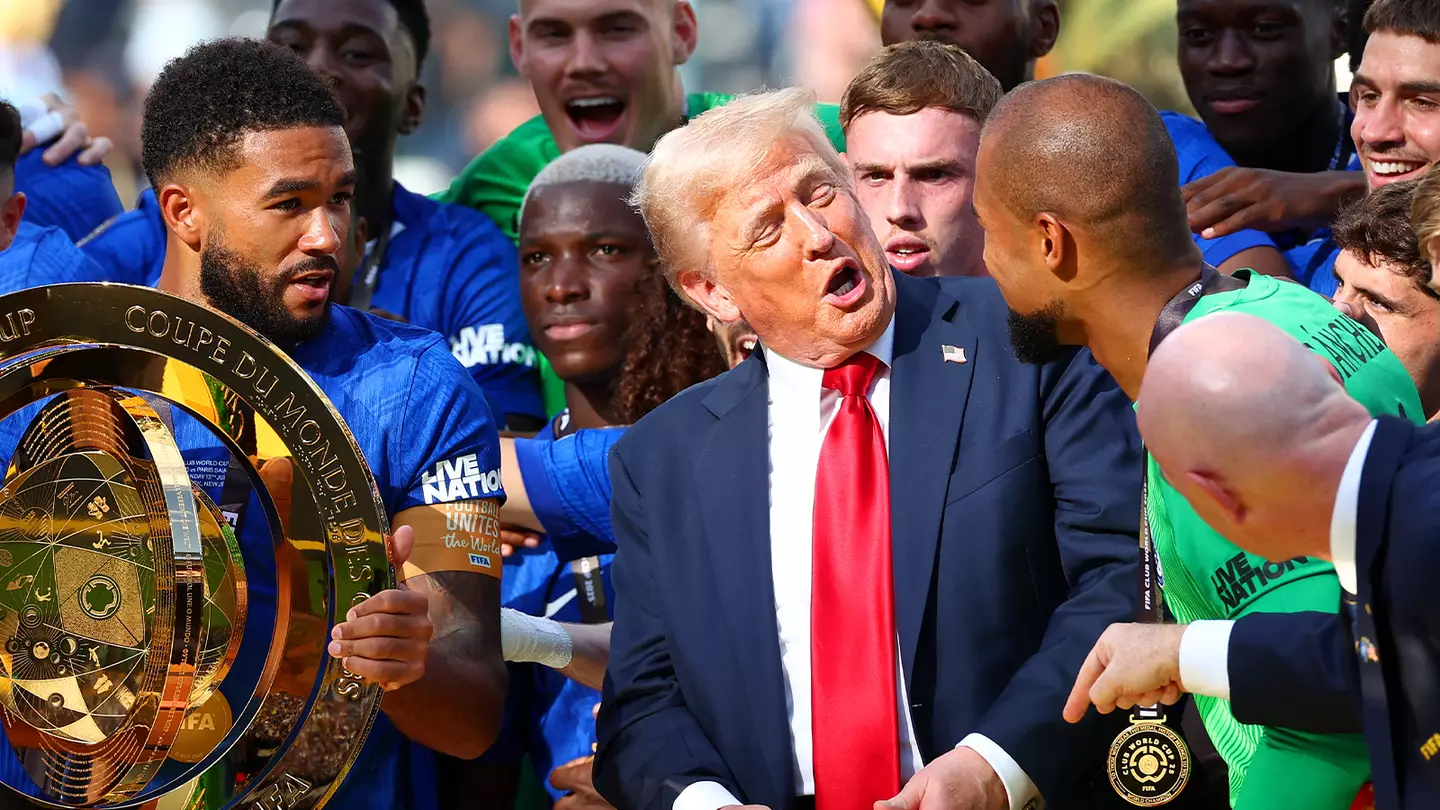 Lip reader reveals what Donald Trump said to Cole Palmer and his Chelsea teammates during Club World Cup trophy ceremony