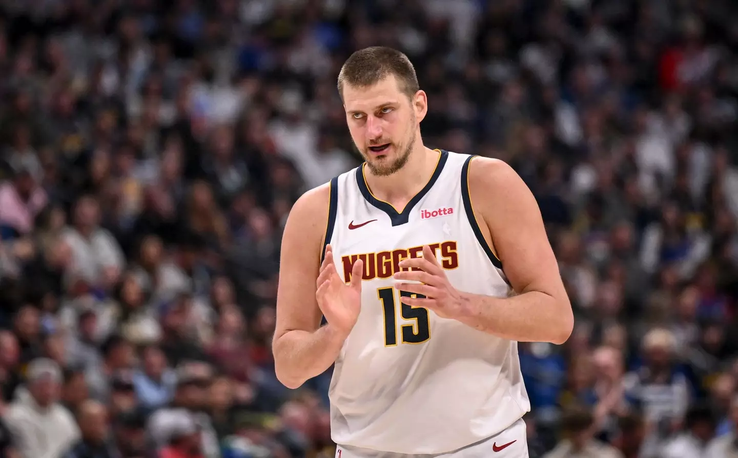 Nikola Jokic scored 61 points in his latest game. Image: Getty