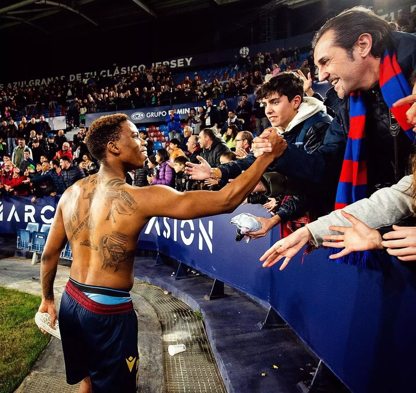 Charly Musonda has made an emotional return to football this season with Spanish side Levante. Image credit: Instagram/musonda