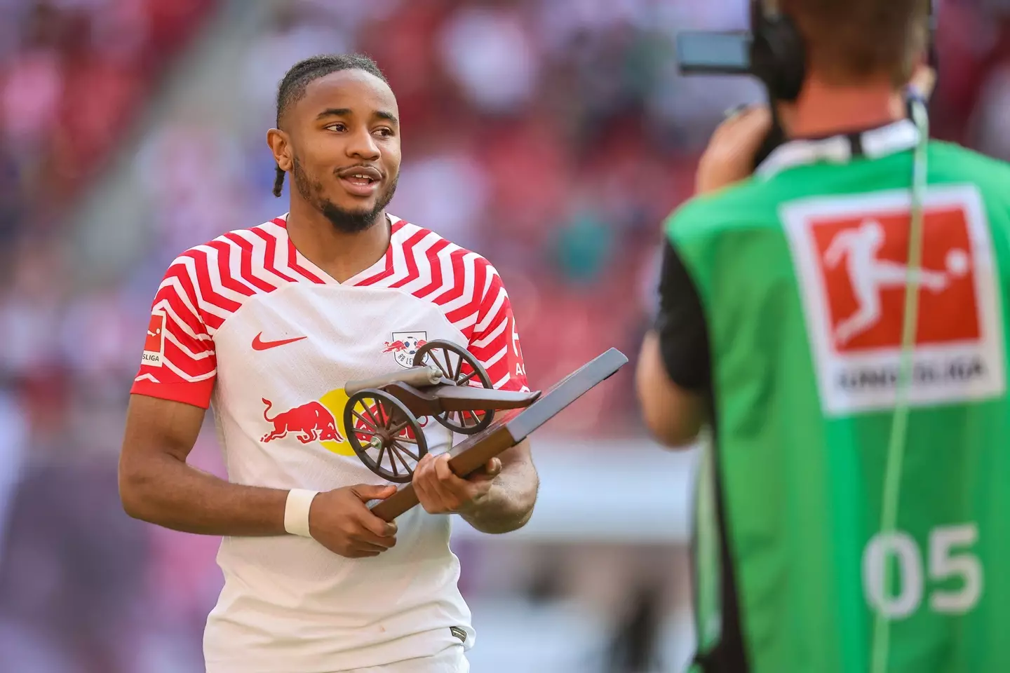 Nkunku was the Bundesliga's top scorer this season. Image: Alamy