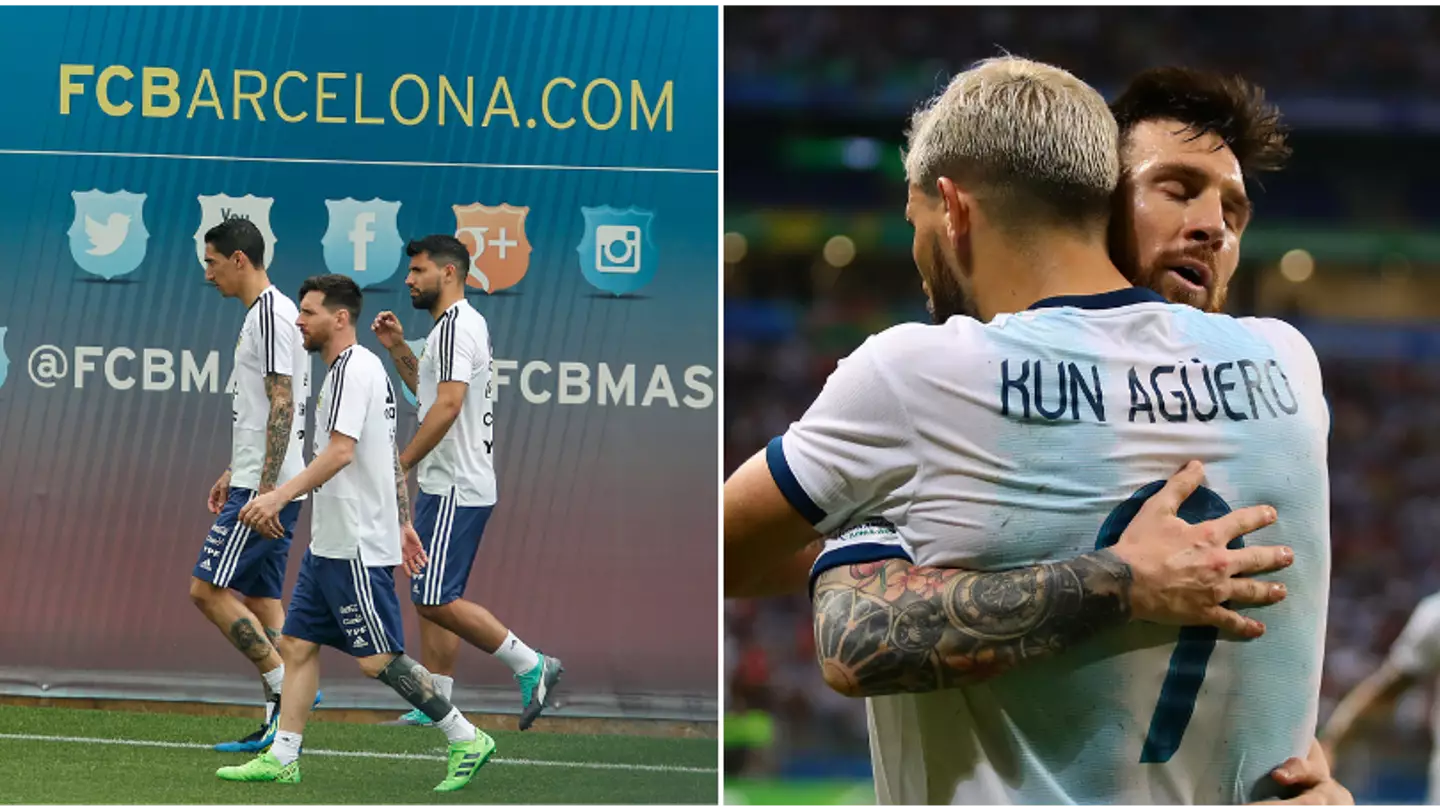 Sergio Aguero reveals surprise reason he didn't want Lionel Messi's iconic No 10 shirt at Barcelona