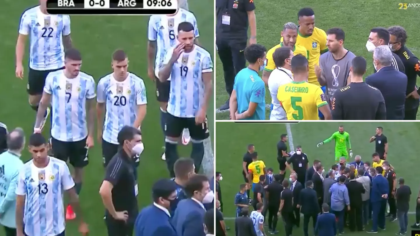 Brazil Vs Argentina Stopped By Police And Health Officials Over None Quarantining Players