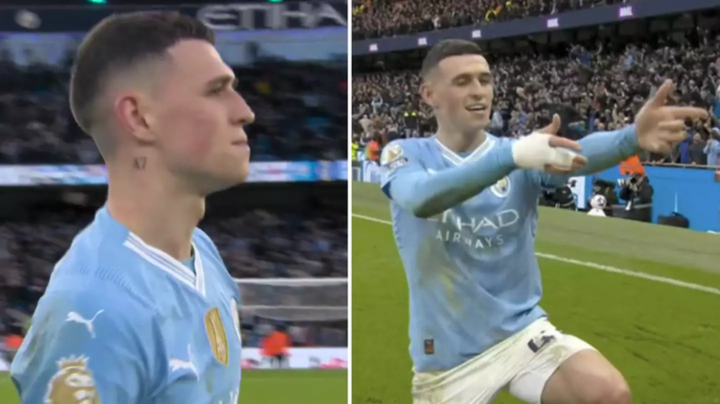 Phil Foden reveals the meaning behind his new celebration and the nickname he's been given by teammates