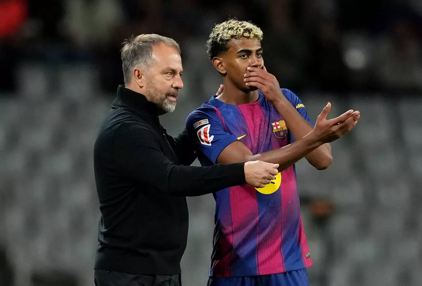 Lamine Yamal has played a part in Hansi Flick's frustration at Barcelona. Image: Getty