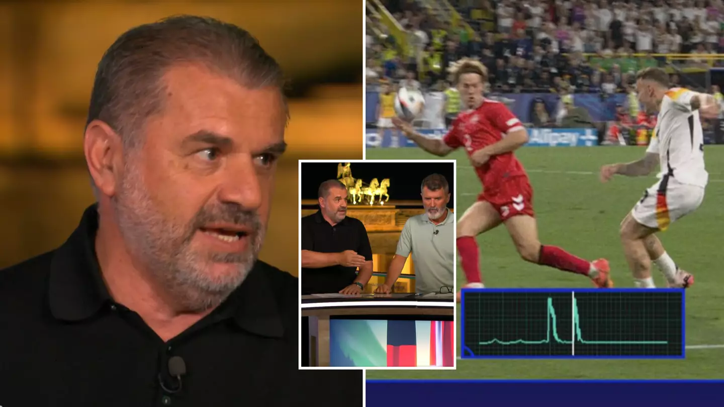Ange Postecoglou delivers stunning rant in ITV studio after Euro 2024 VAR controversy