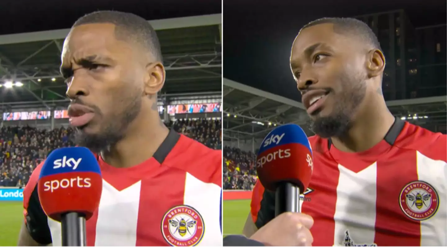 Ivan Toney explains thinking behind '1000 IQ' free kick in emotional interview after Brentford return