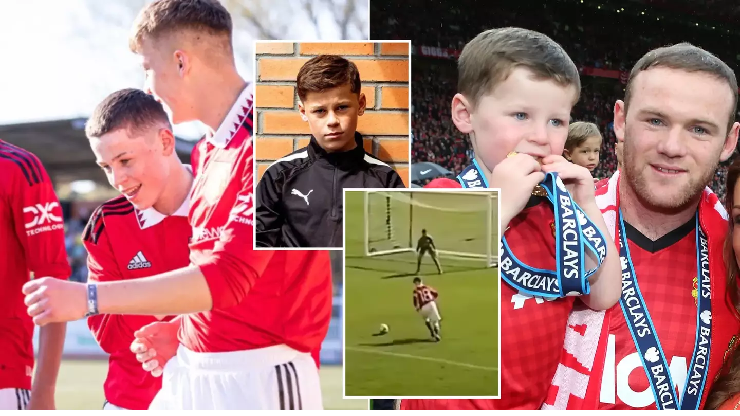 “In 10 years” - Wayne Rooney's son looking to follow in father's footsteps after three years at Man Utd