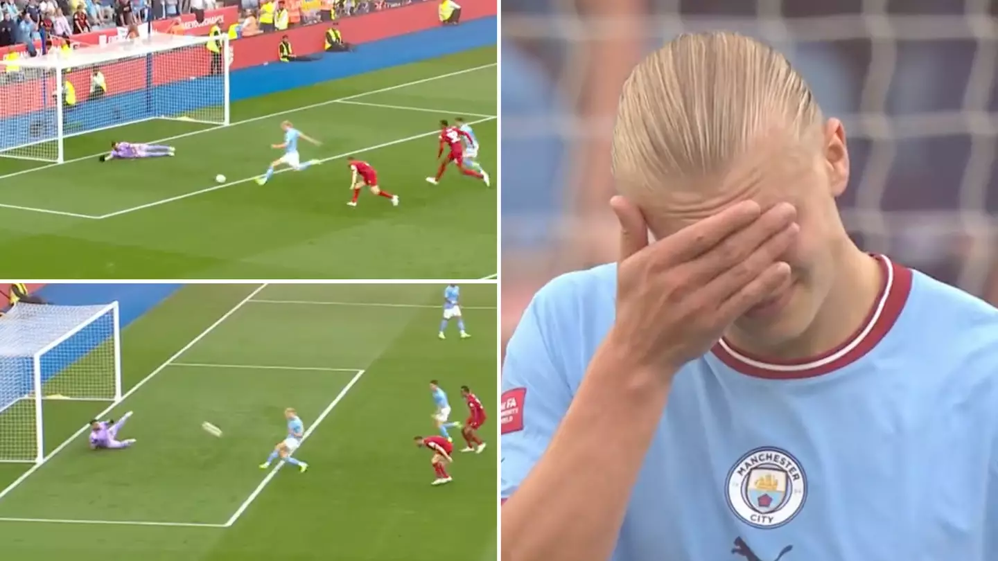 Nobody Will Be Able To Explain How Erling Haaland Missed From Six Yards Out vs Liverpool