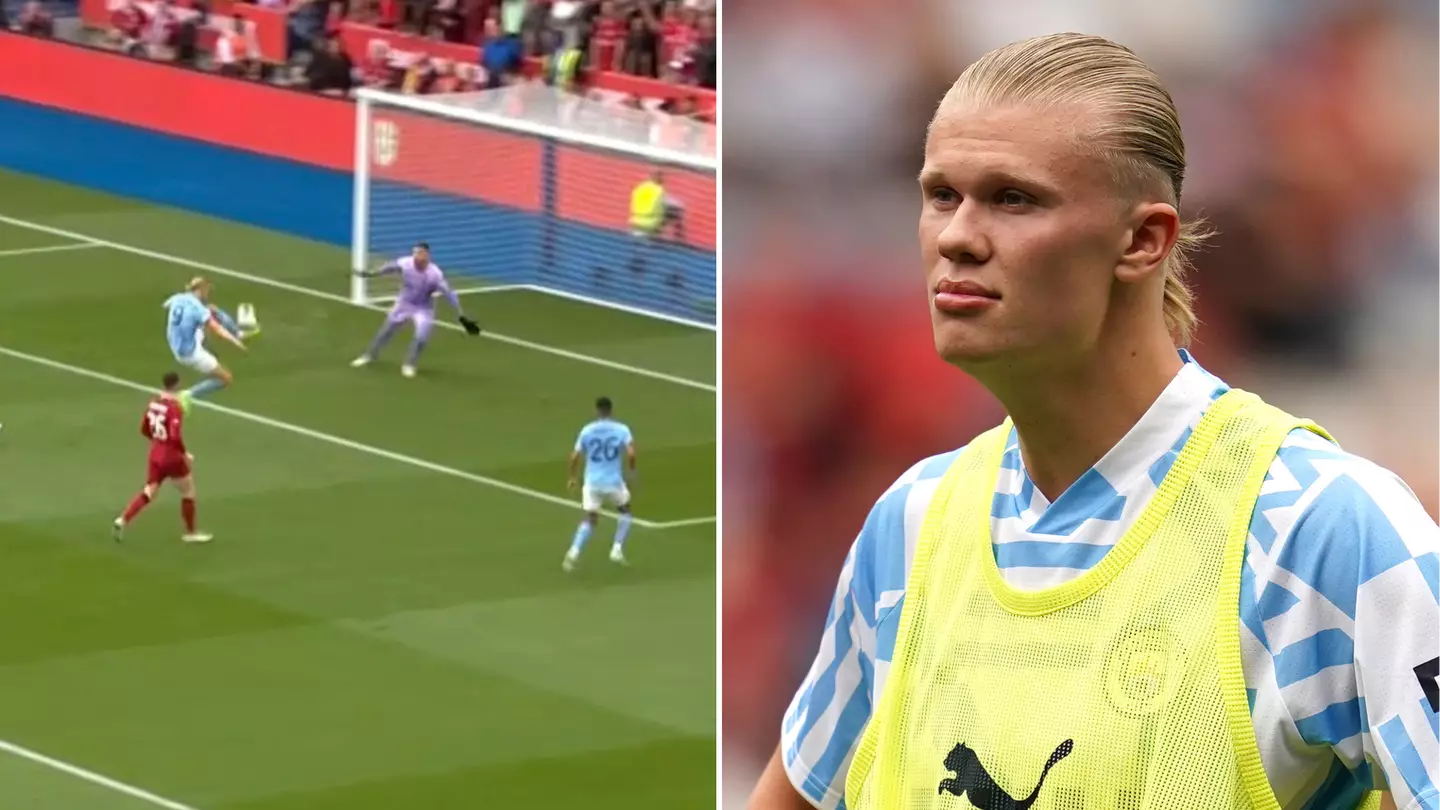 Erling Haaland Has Touched The Ball Just Eight Times During Man City vs Liverpool, Fans Not Impressed