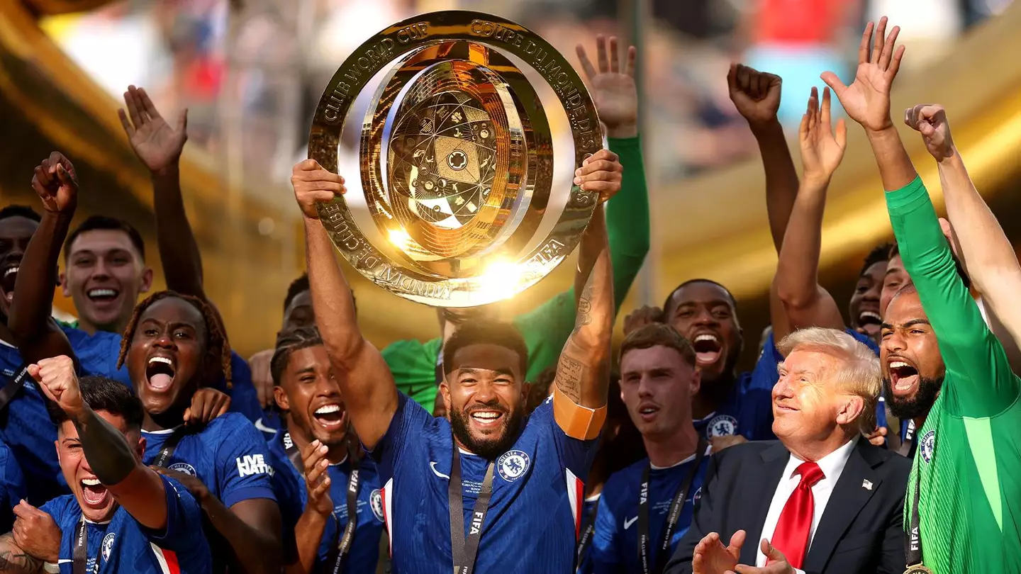 Donald Trump hints at bringing in new US law after gatecrashing Chelsea's Club World Cup trophy lift