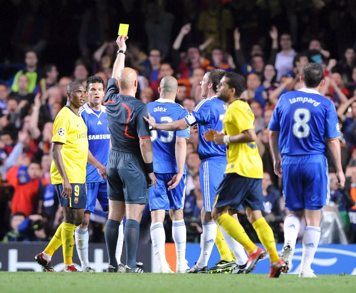 Chelsea thought they should have had several penalties.