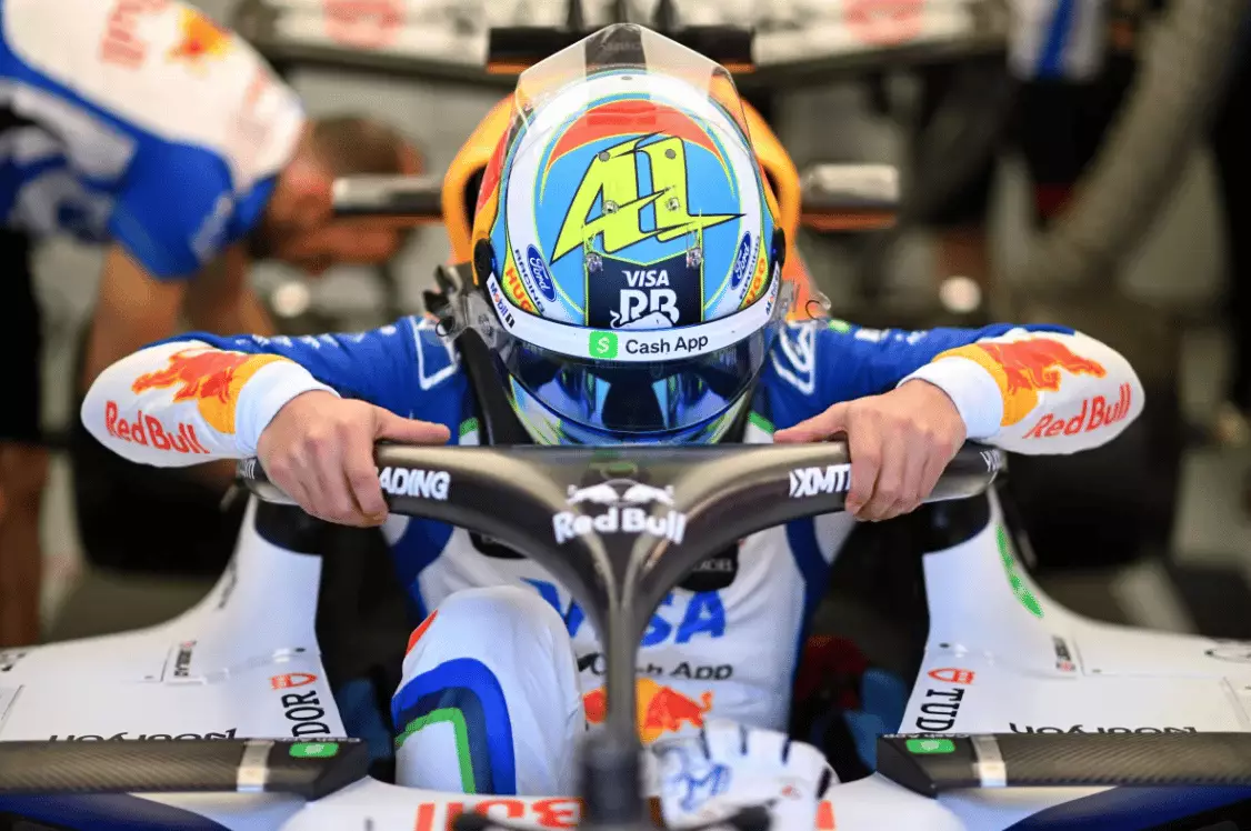 Arvid Lindblad at Bahrain testing for racing Bulls (credit: Red Bull content pool)