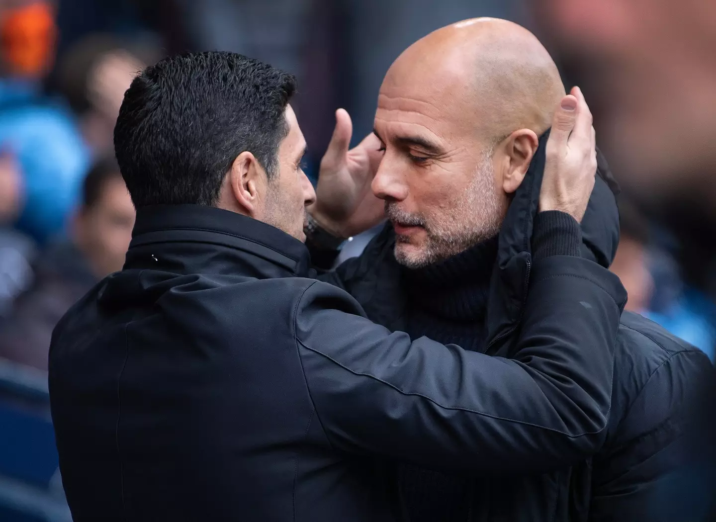 Guardiola directed a subtle dig at Arsenal (Getty)