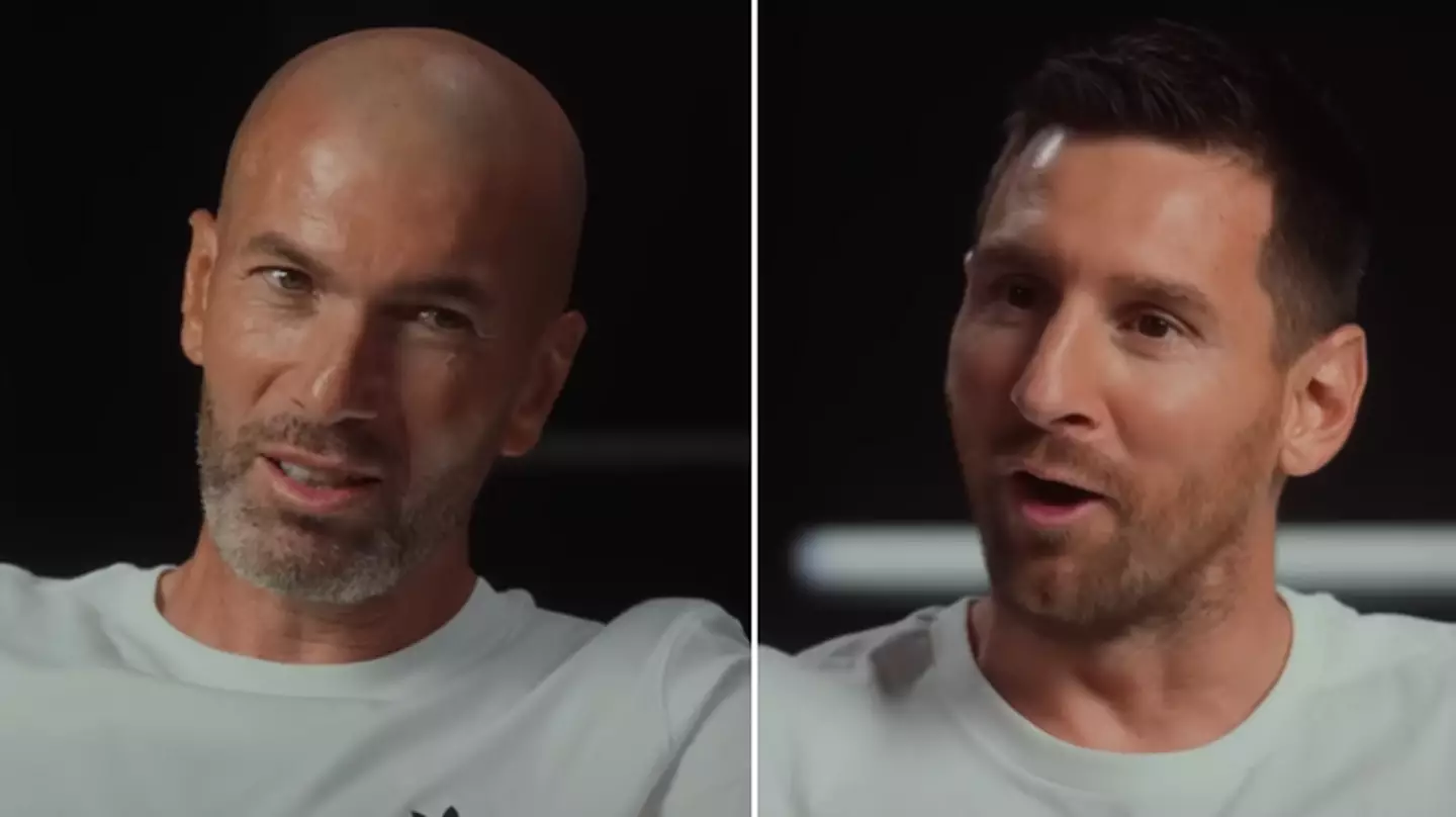 Zinedine Zidane stunned Lionel Messi when revealing his footballing idol who many fans won't have heard of before