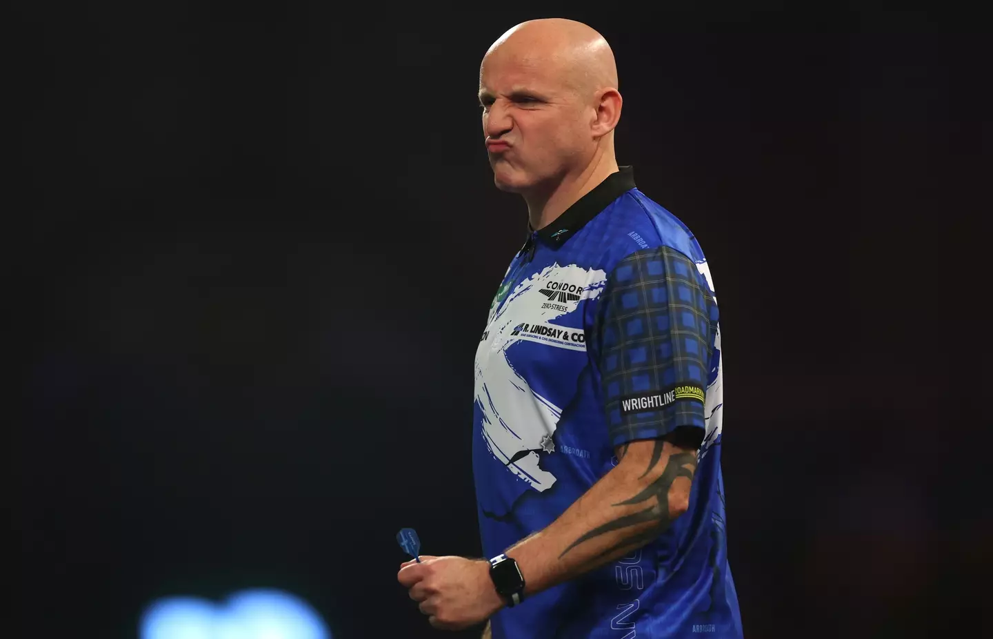 Alan Soutar secured his place in the second round of this year's World Darts Championship with a win over Finnish debutant Teemu Harju. Image credit: Getty