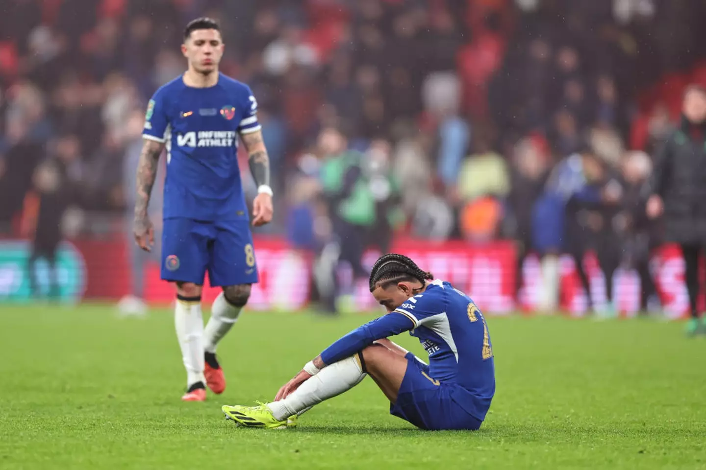 Gusto and Enzo after the match- Getty