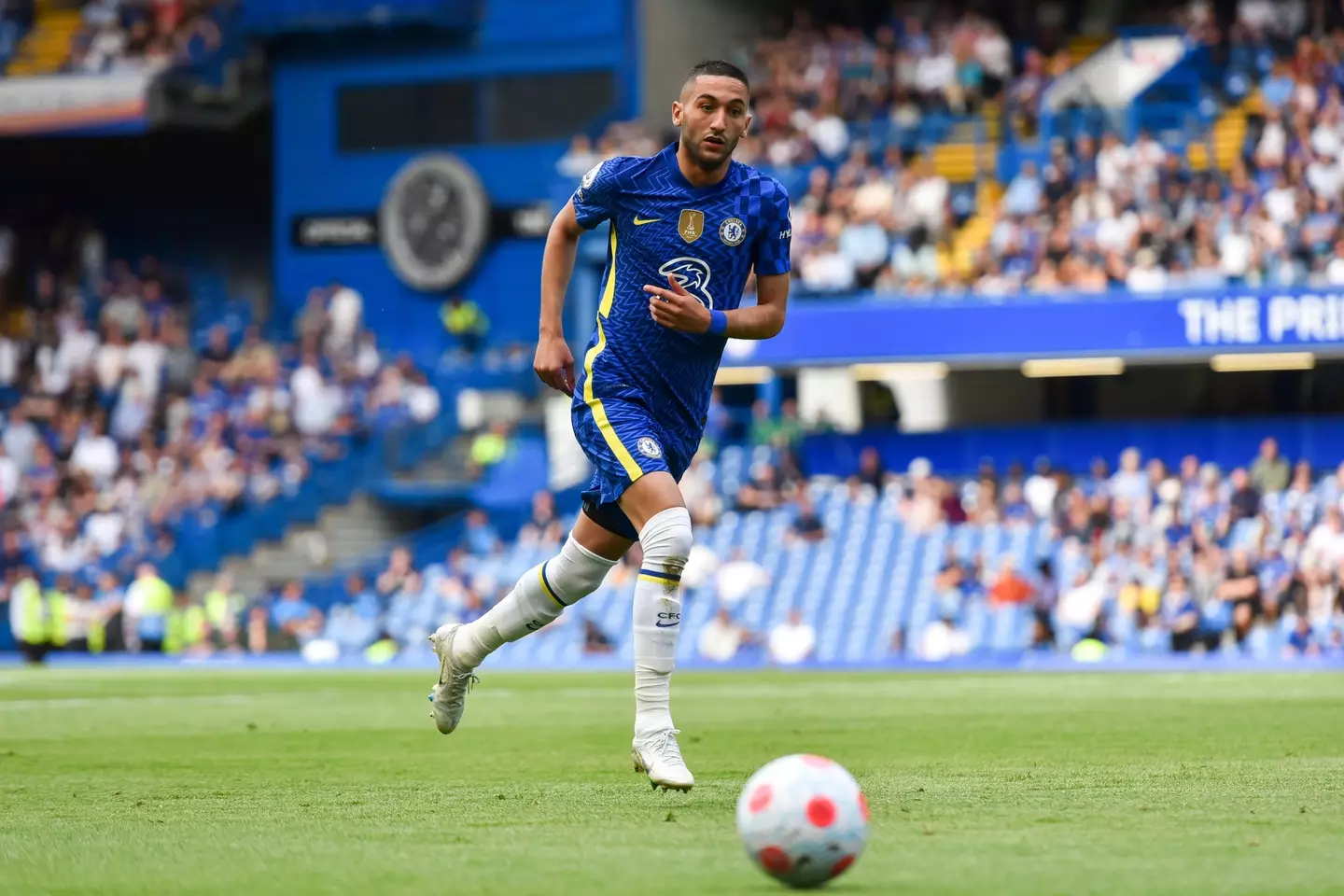 Hakim Ziyech in action for Chelsea. (Alamy)