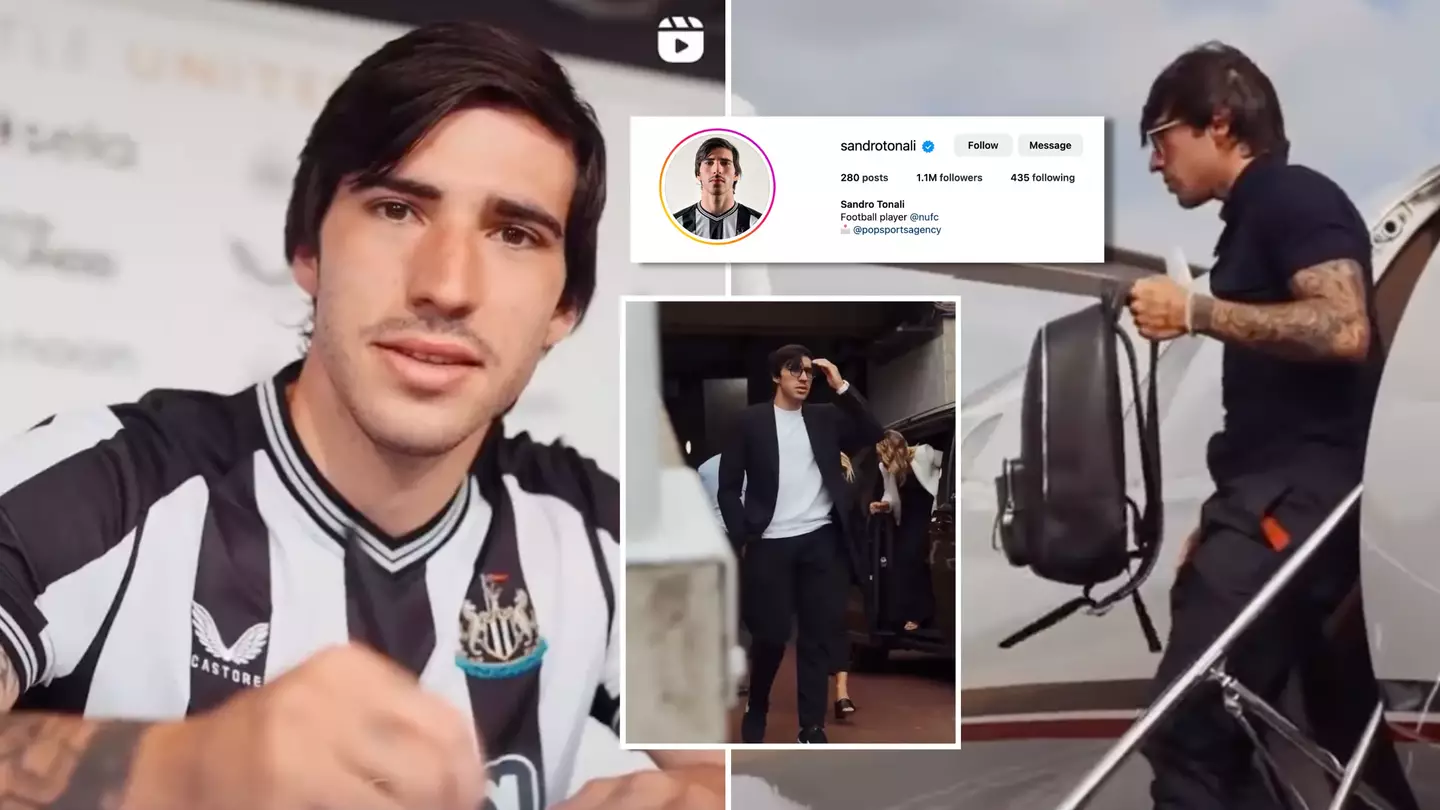 Sandro Tonali hits back at claims he doesn't want to be at Newcastle, fans are loving his response