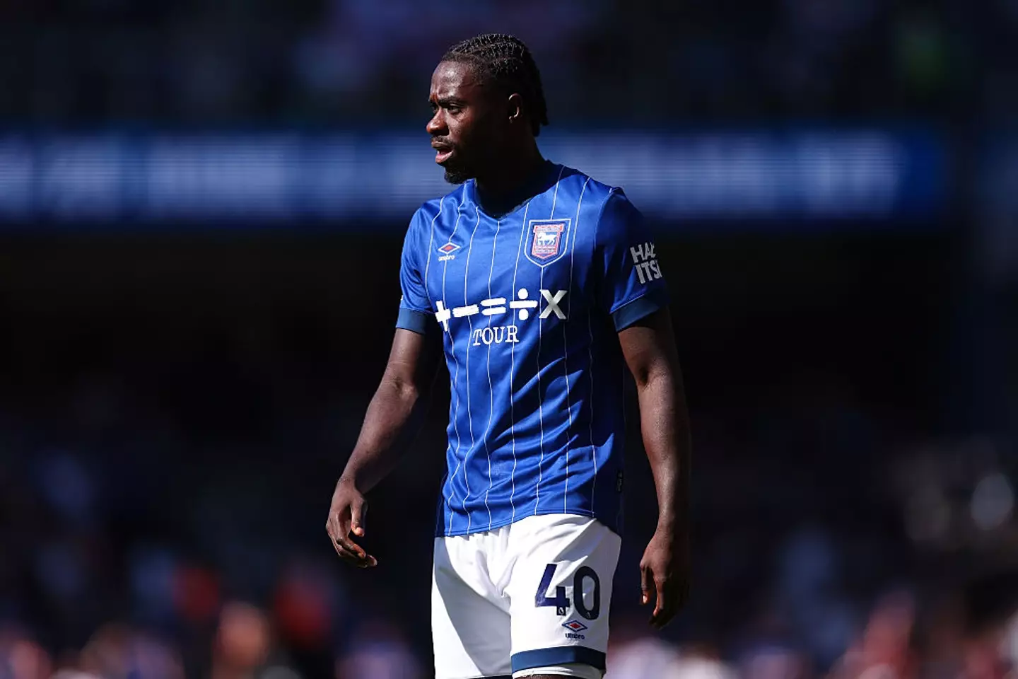 Axel Tuanzebe established himself as a regular starter for Ipswich Town last season. (Image: Getty)