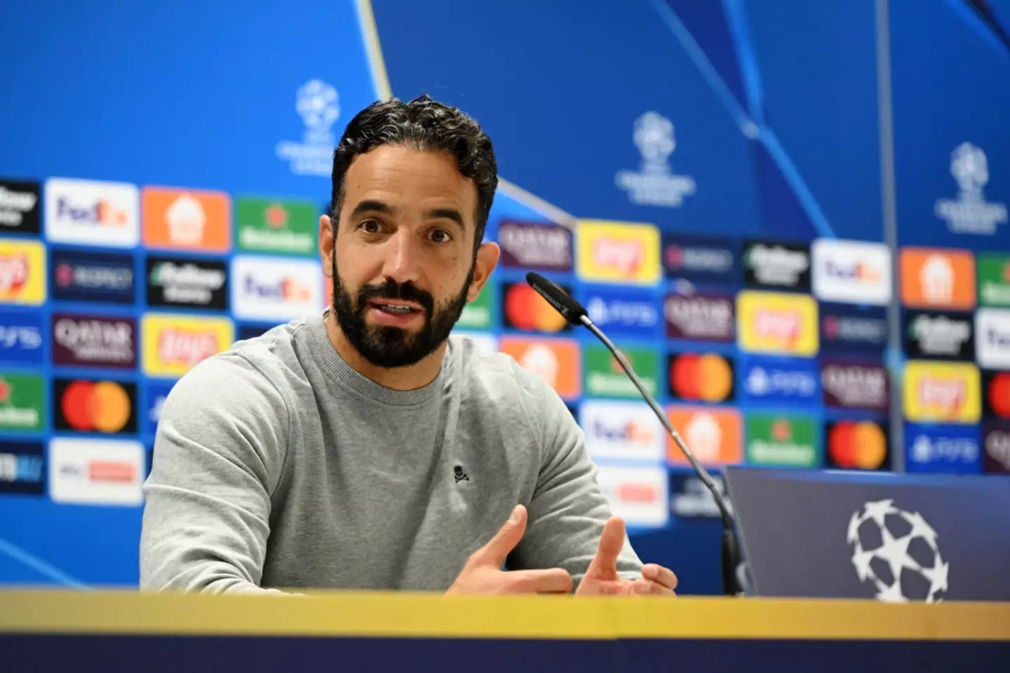 Ruben Amorim was asked about the United job (Credit:Getty)