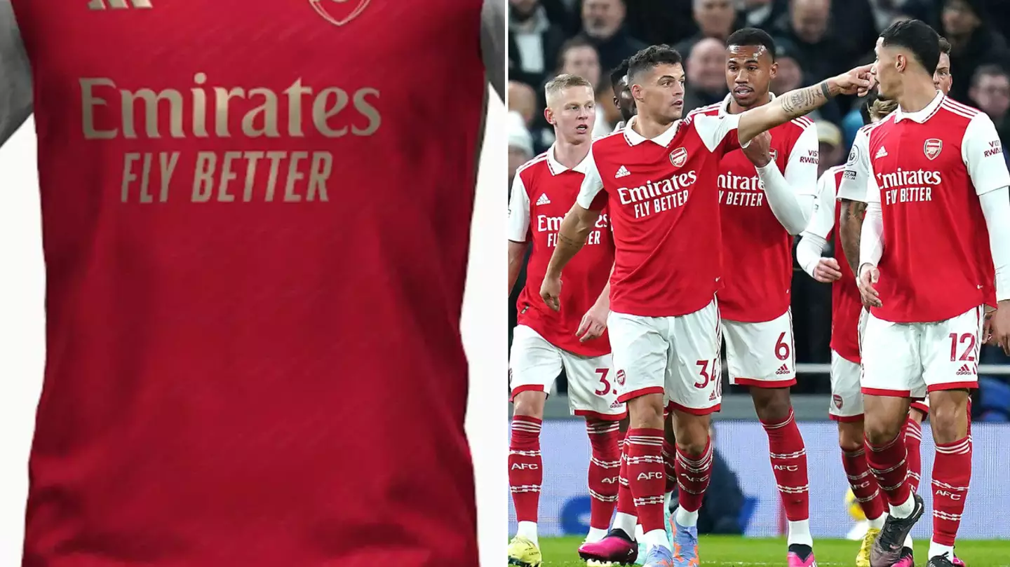 Arsenal home kit for the 2023-24 season 'leaked'