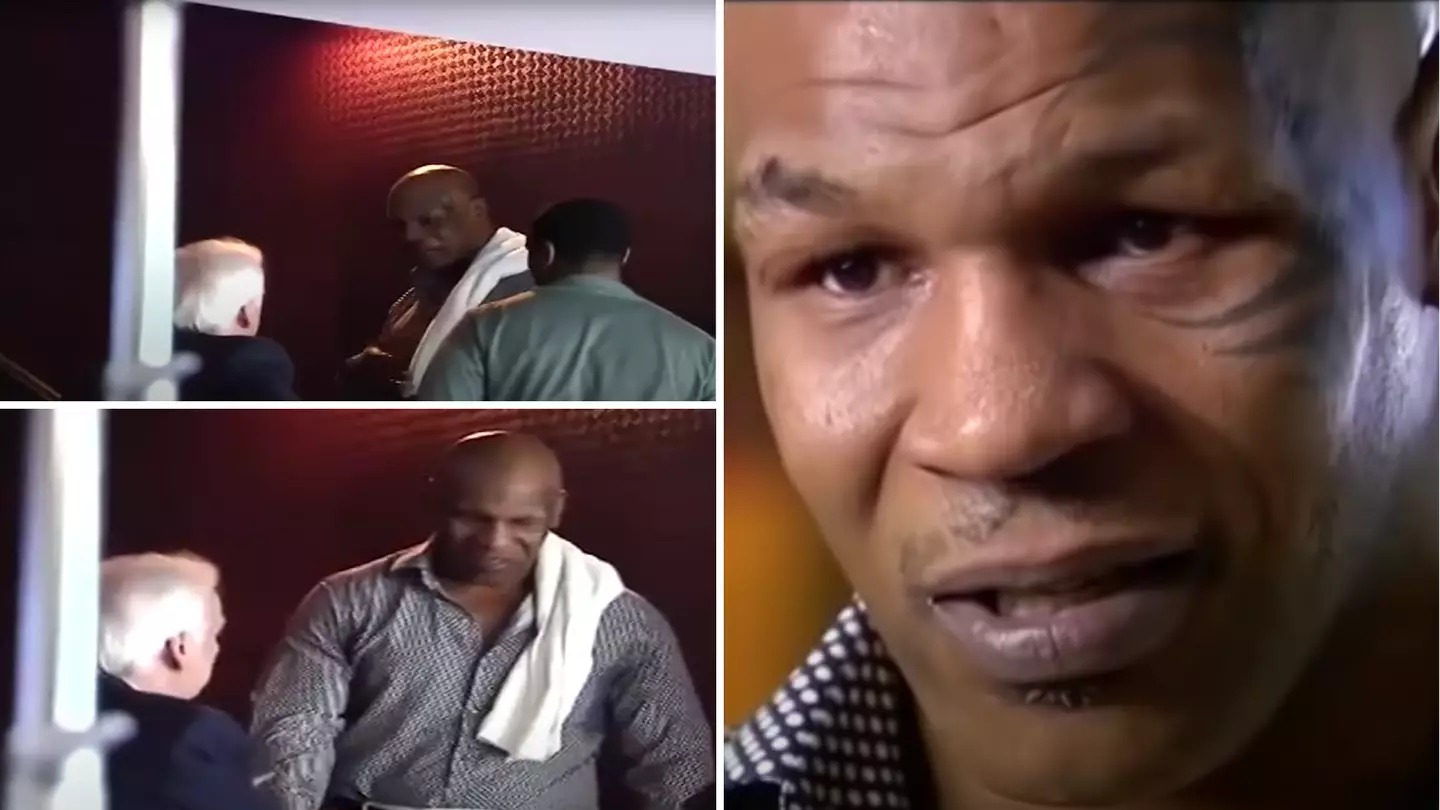 A vulnerable Mike Tyson once stopped an interview and told reporter to leave after becoming emotionally